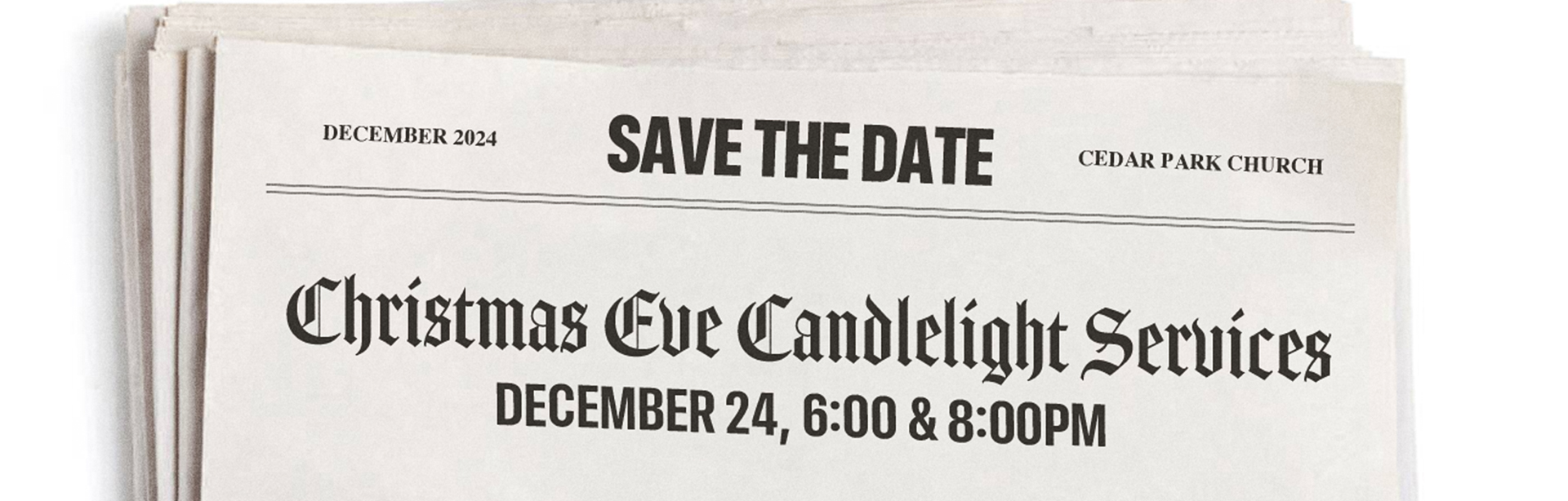 Christmas Eve Candlelight Services